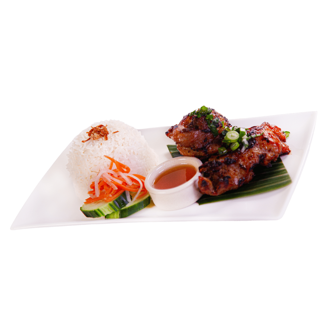 Grilled Marinated Lemongrass Chicken Rice