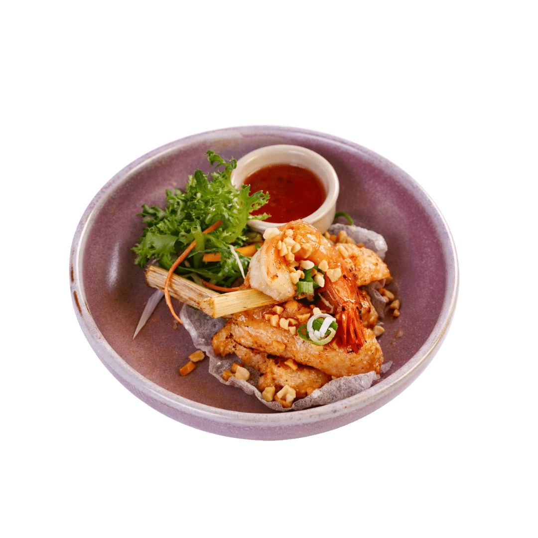 Grilled Prawns On SugarCane (2)