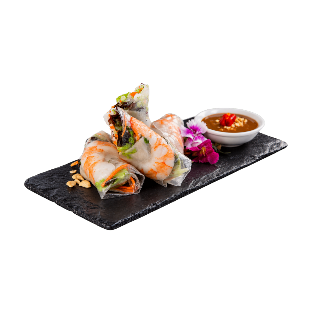 Pork & Prawn Rice Paper Rolls (3)